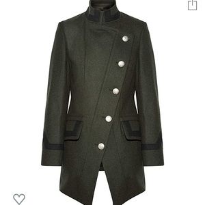 Carmonoudi single breasted military wool jacket